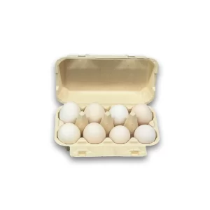 Bamboo Fiber Egg Carton - 8 cells