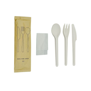 Compostable Cutlery Set- 4 in 1